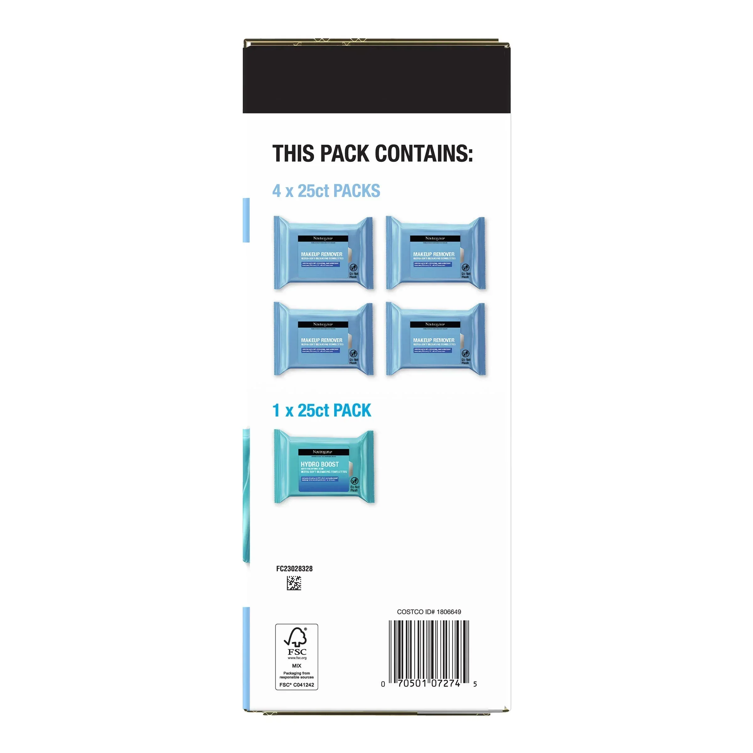 Neutrogena Makeup Remover Wipes, 125-count - Image 2