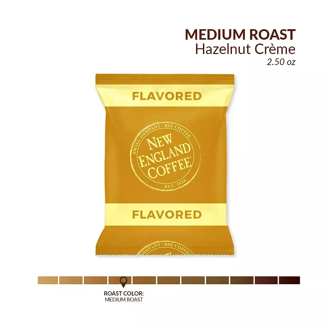New England Coffee Hazelnut Creme Ground Coffee Individual Packs, 24 pk./2.5 oz. - Image 4