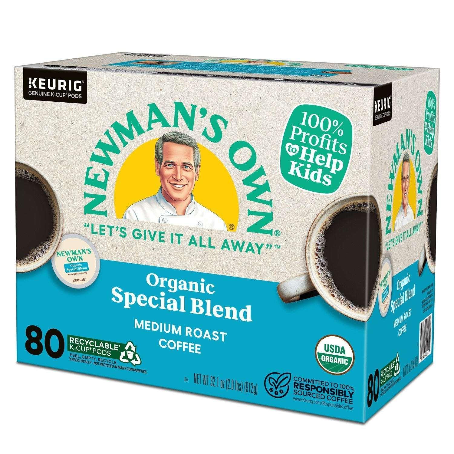 Newman's Own Organics Medium Roast K-Cup, Special Blend, 80 ct. - Image 10