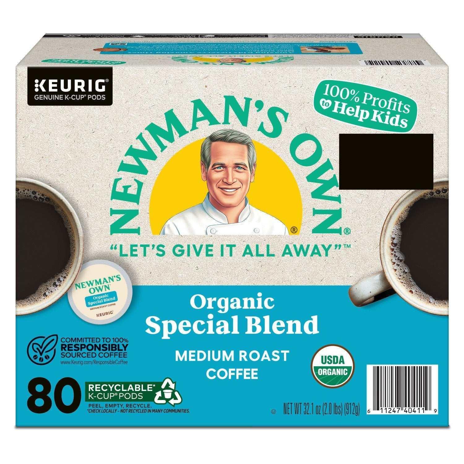 Newman's Own Organics Medium Roast K-Cup, Special Blend, 80 ct. - Image 11