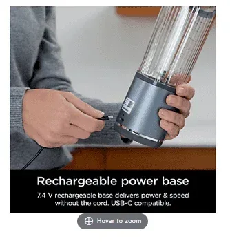 Ninja Blast Portable Blender - Denim Blue - Image 2
