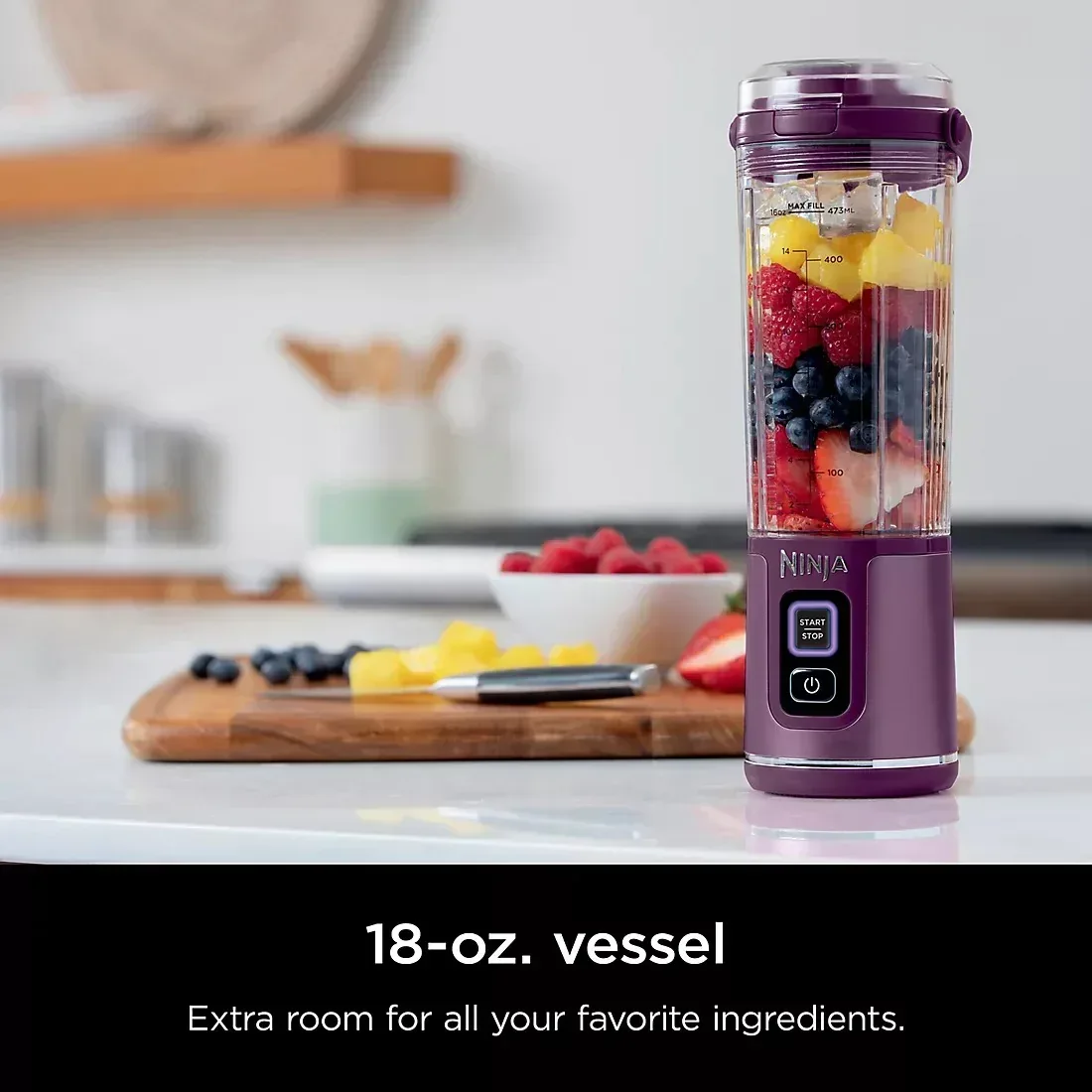 Ninja Blast Portable Blender - Passion Fruit Purple, 18 oz. - Image 5