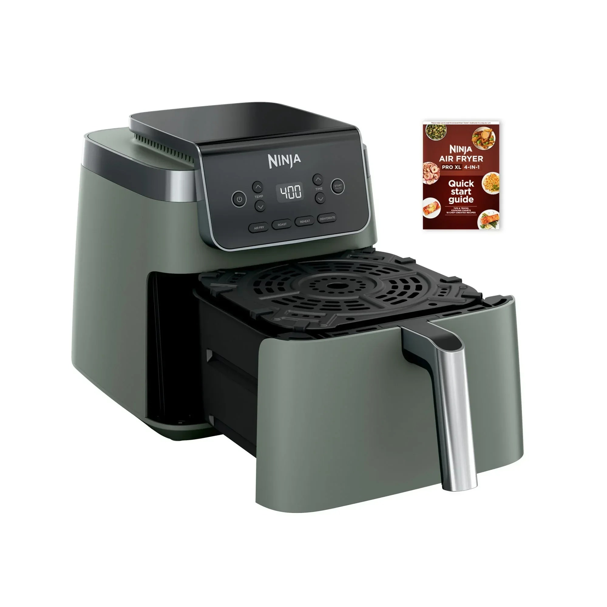 Ninja Pro 4-in-1 Air Fryer, XL 6.5-Qt Basket, 4 Functions, Air Crisp Technology, Non-stick, Crisper Plate, AF180WMSG Sage - Image 6
