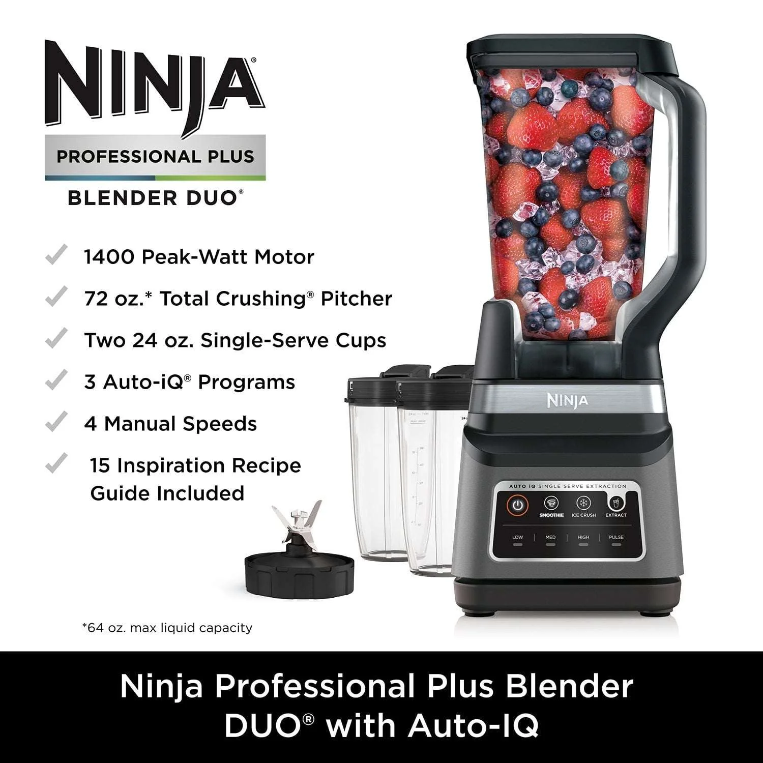 Ninja Professional Plus Blender DUO with Auto-iQ - Image 10