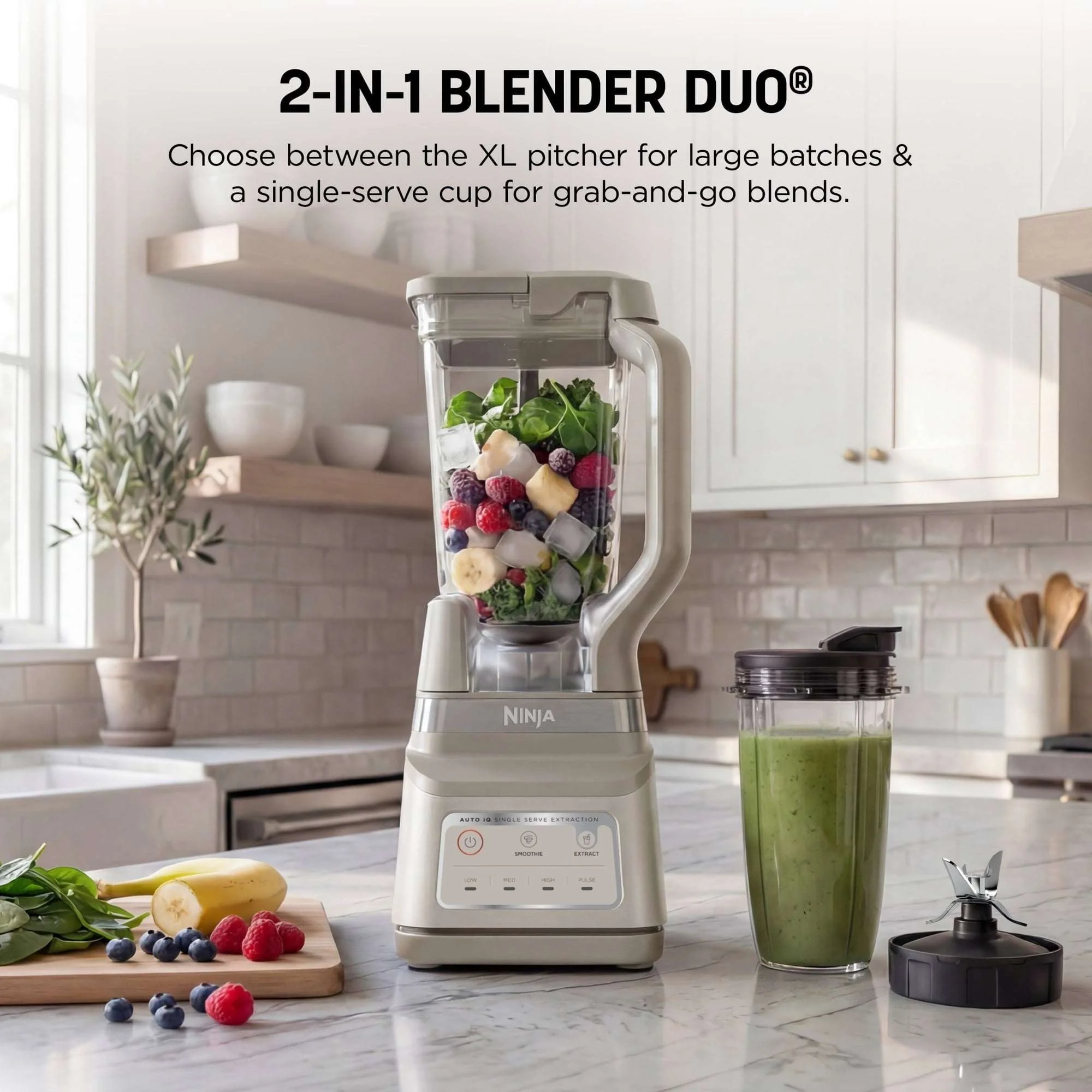 Ninja Professional Plus DUO 72-Oz Blender, Smoothies, Ice Crush, 2 Auto-iQ Preset Programs, 4 Speeds, 1400PW, BN750 - Image 16