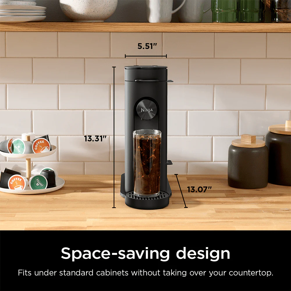 Ninja Single-Serve Pods & Grounds Hot and Iced Coffee Brewer with Rapid Cold Brew, PB045 - Image 5