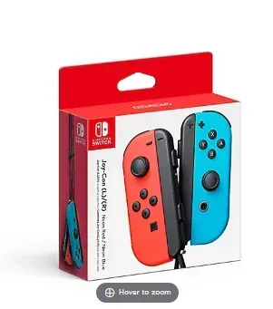Nintendo Switch L/R Joy-Cons - Neon Red/Neon Blue - Image 2
