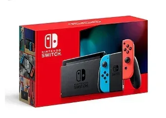 Nintendo Switch with Neon Blue and Neon Red Joy-Con - Image 2