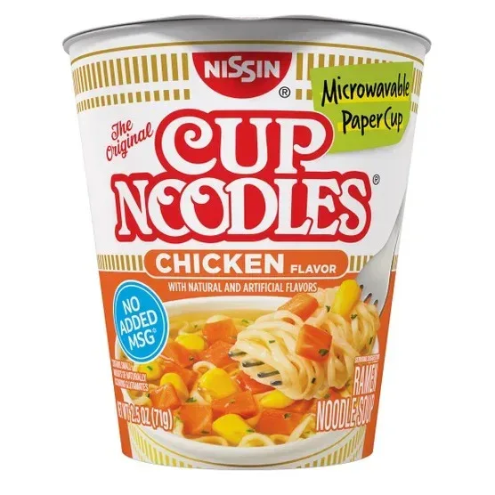 Nissin Cup Noodles, Chicken, 2.5 oz, 24-count - Image 2