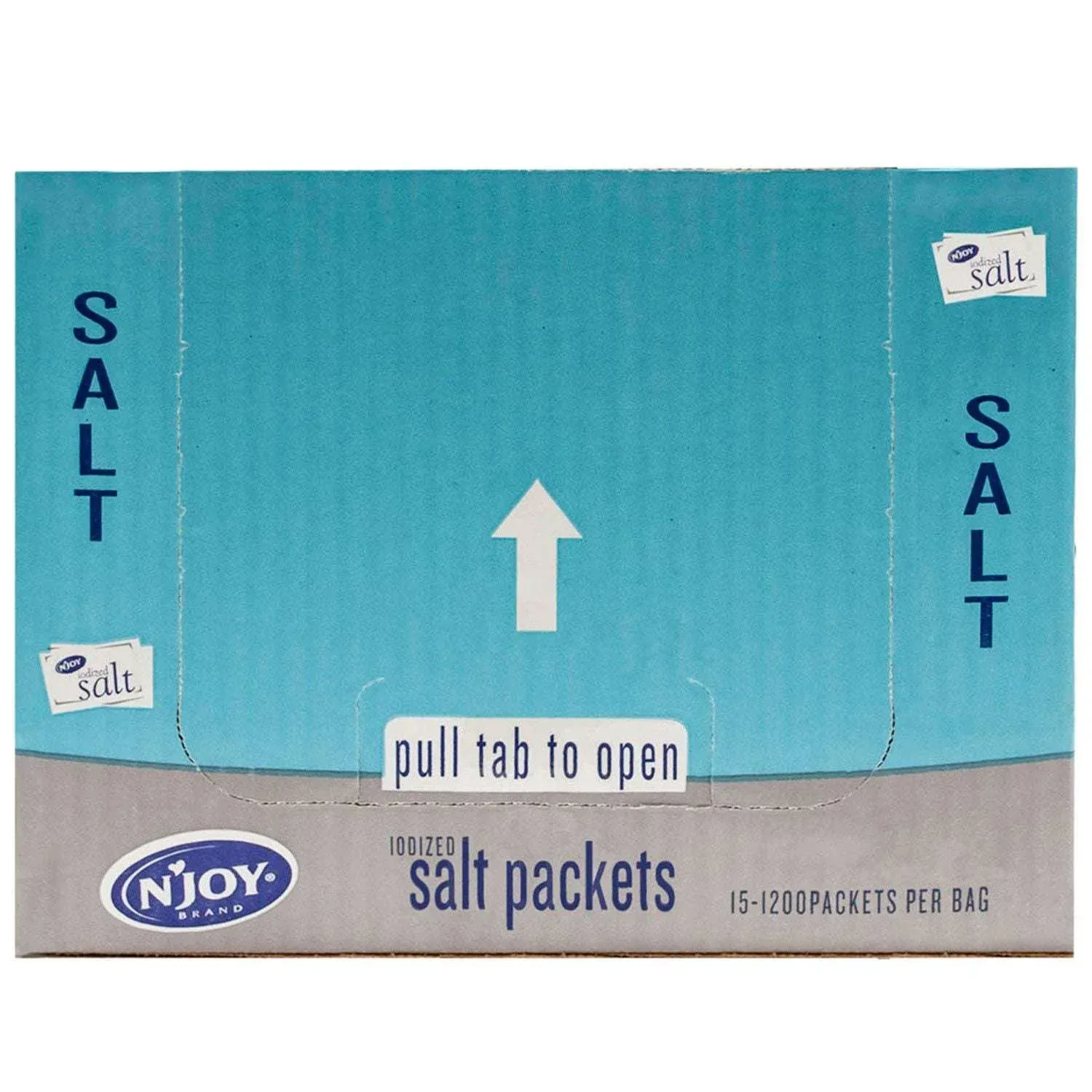 N'Joy Iodized Salt .5 g., 1,200 ct. - Image 2