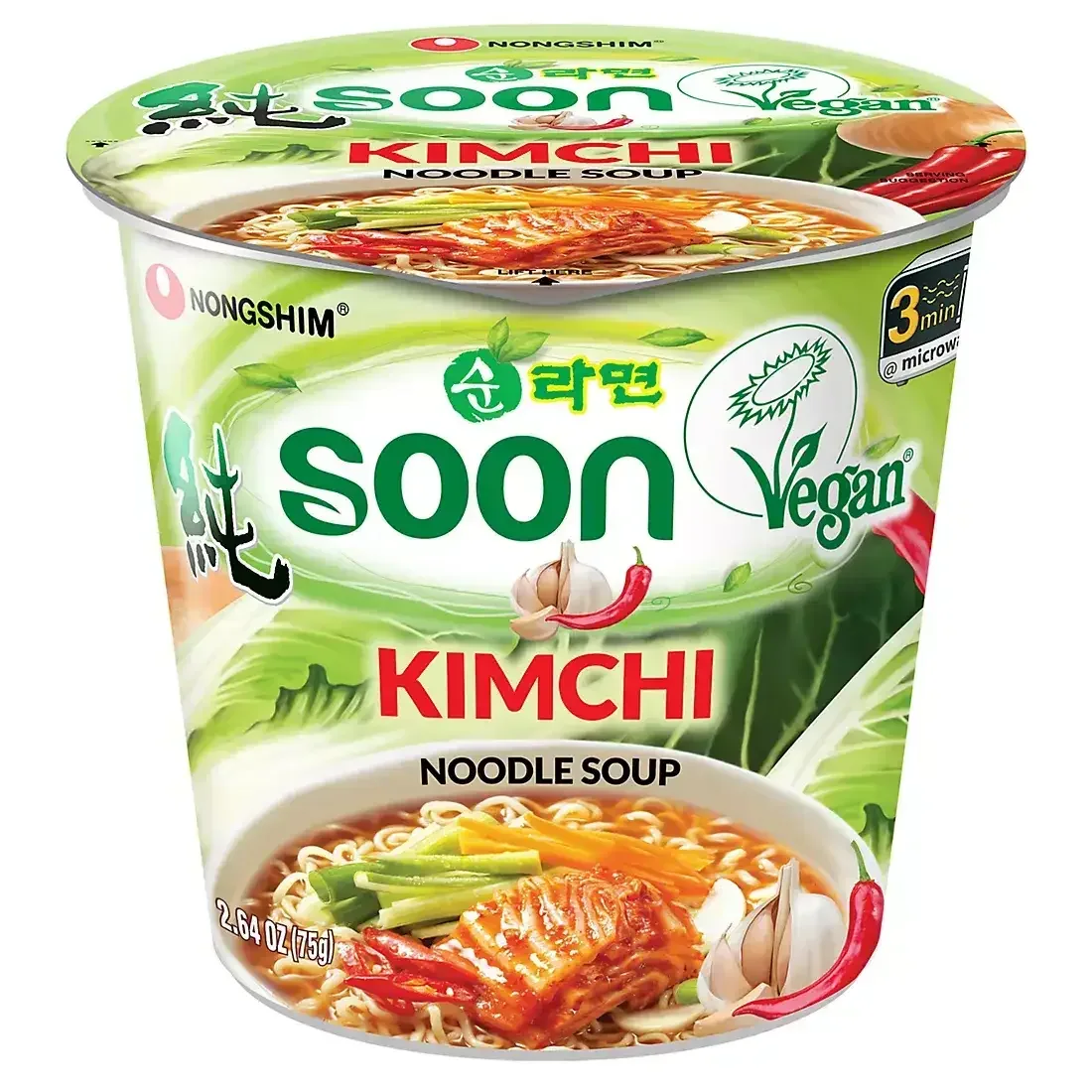 Nongshim Soon Kimchi Cups, 6 ct./2.64 oz. - Image 4