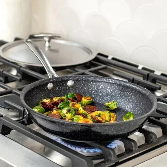 Nordic Ware Basalt Ceramic Non-Stick 3-Piece Skillet Set - Image 3