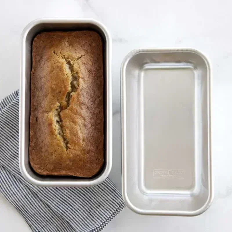 Nordic Ware Natural Aluminum 1Lb Loaf Pan, 2 Pack - Image 2