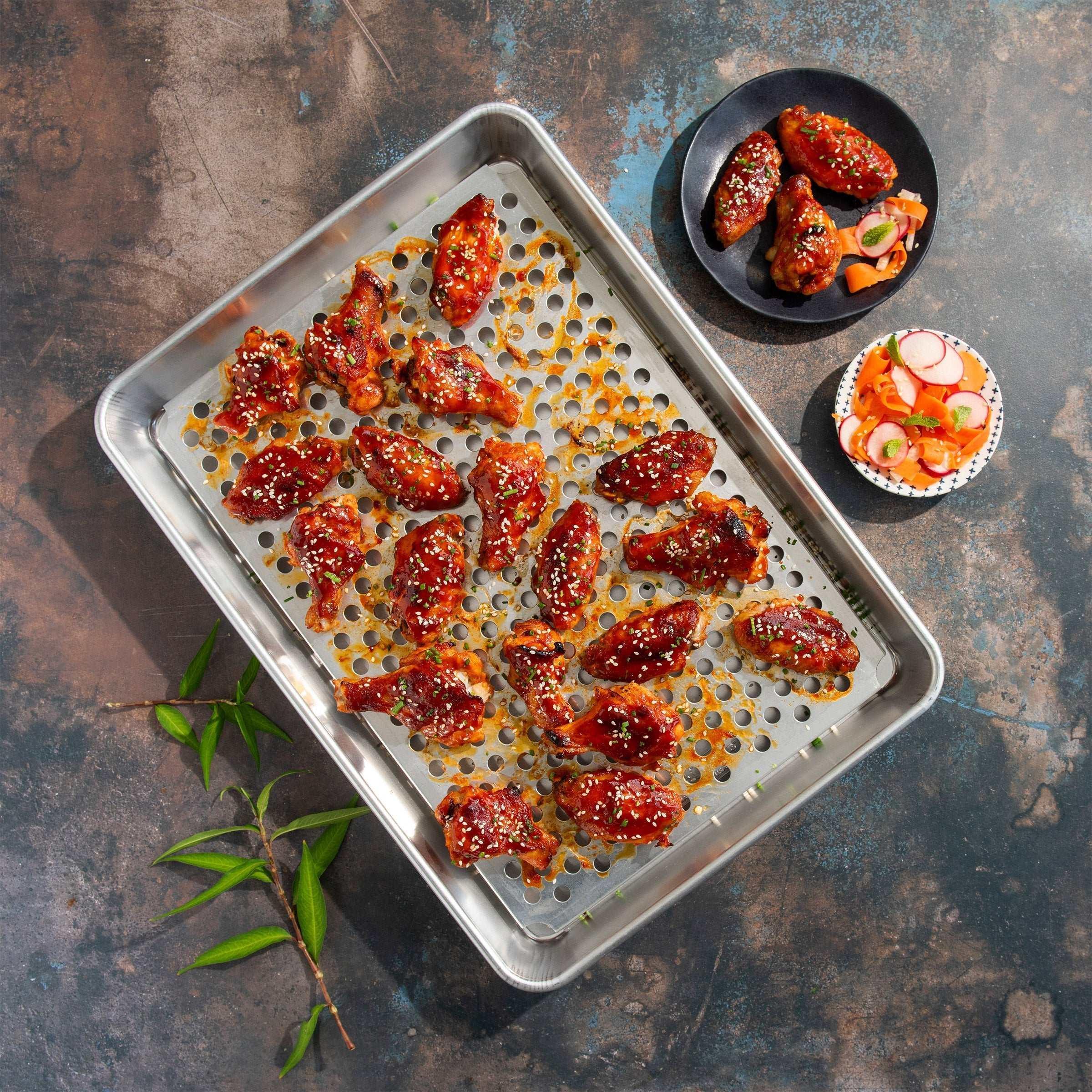 Nordic Ware Naturals 2-piece Oven Crisping Pan and Rack - Image 3
