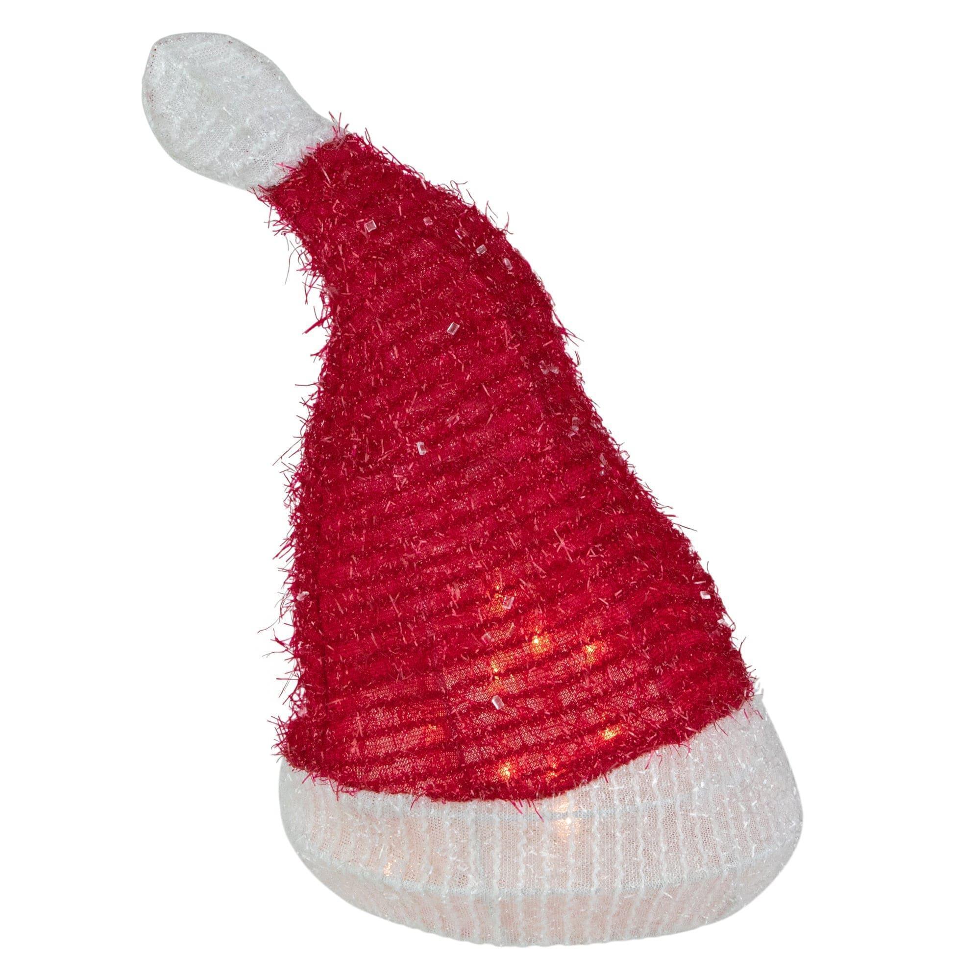 Northlight 12.25" Lighted Santa Hat Christmas Tree Topper, Clear Lights - Image 3