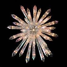 Northlight Clear Plastic Christmas Tree Topper, 13.50"