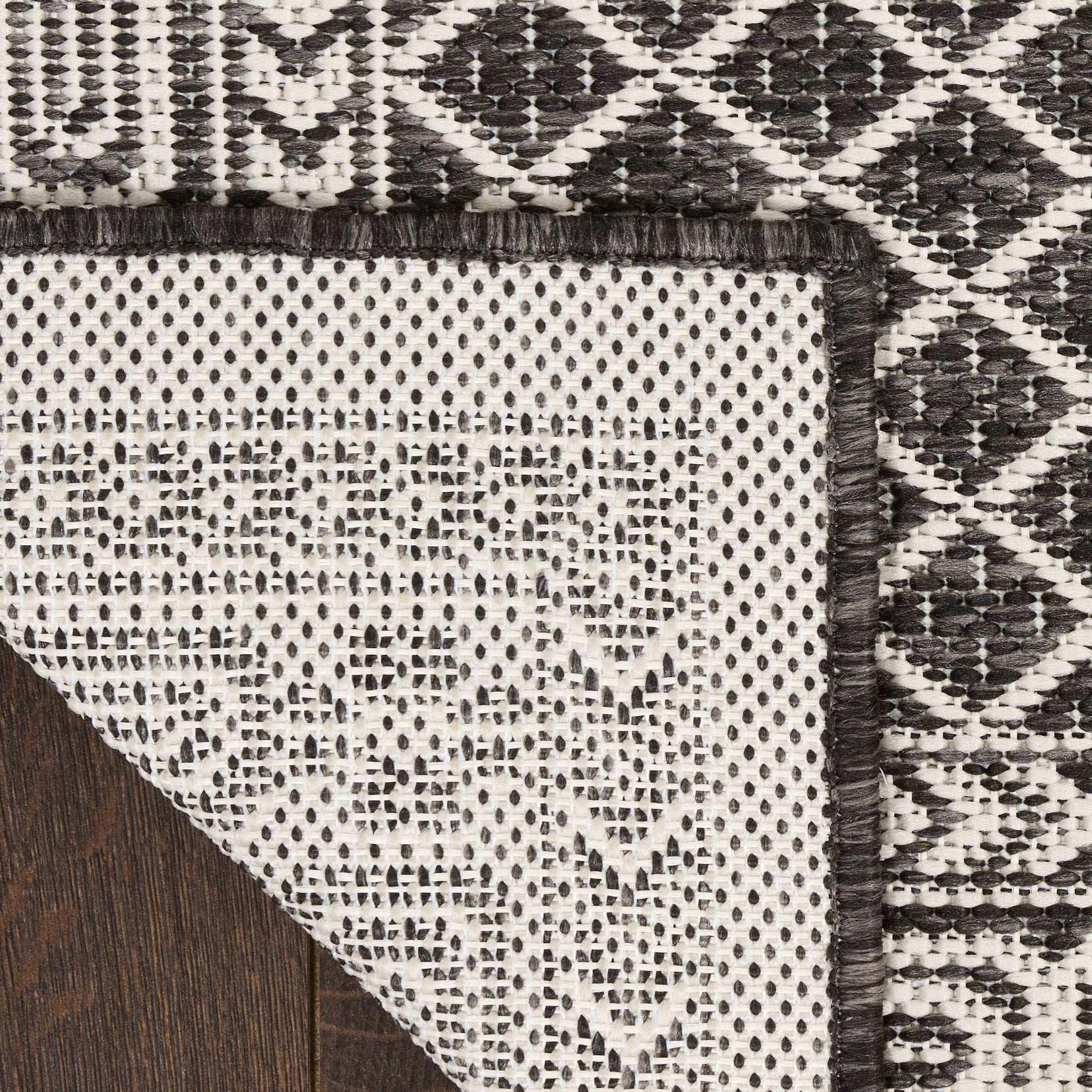 Nourison Garden Spring Indoor/Outdoor Rug Collection, Meadow Black - Image 5