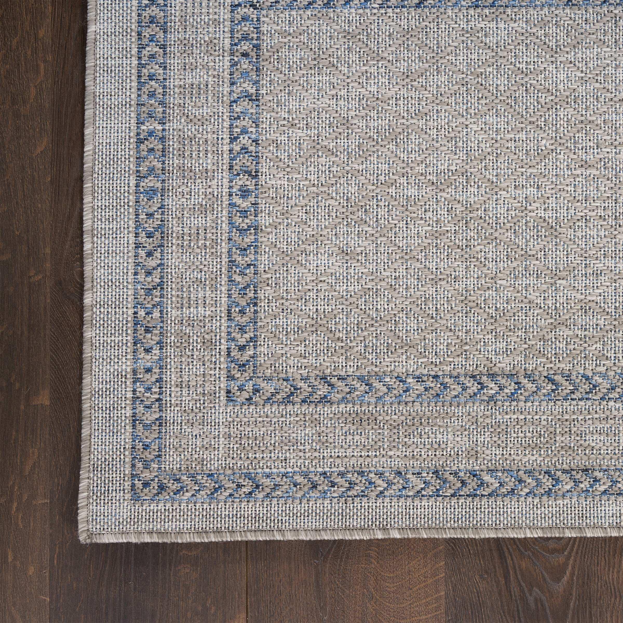 Nourison Garden Spring Indoor/Outdoor Rug Collection, Meadow Gray - Image 5