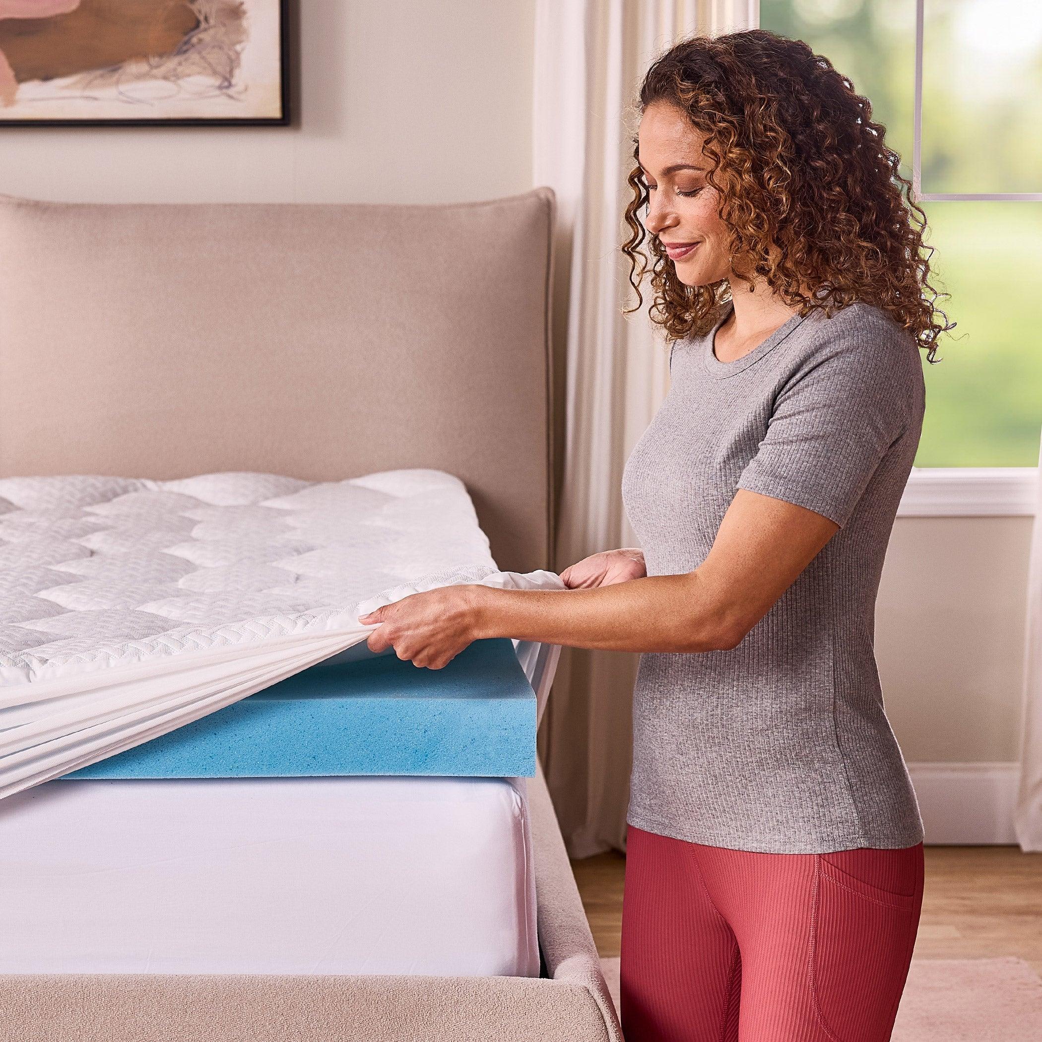 Novaform Pillow Top Gel Memory Foam Mattress Topper - Image 4