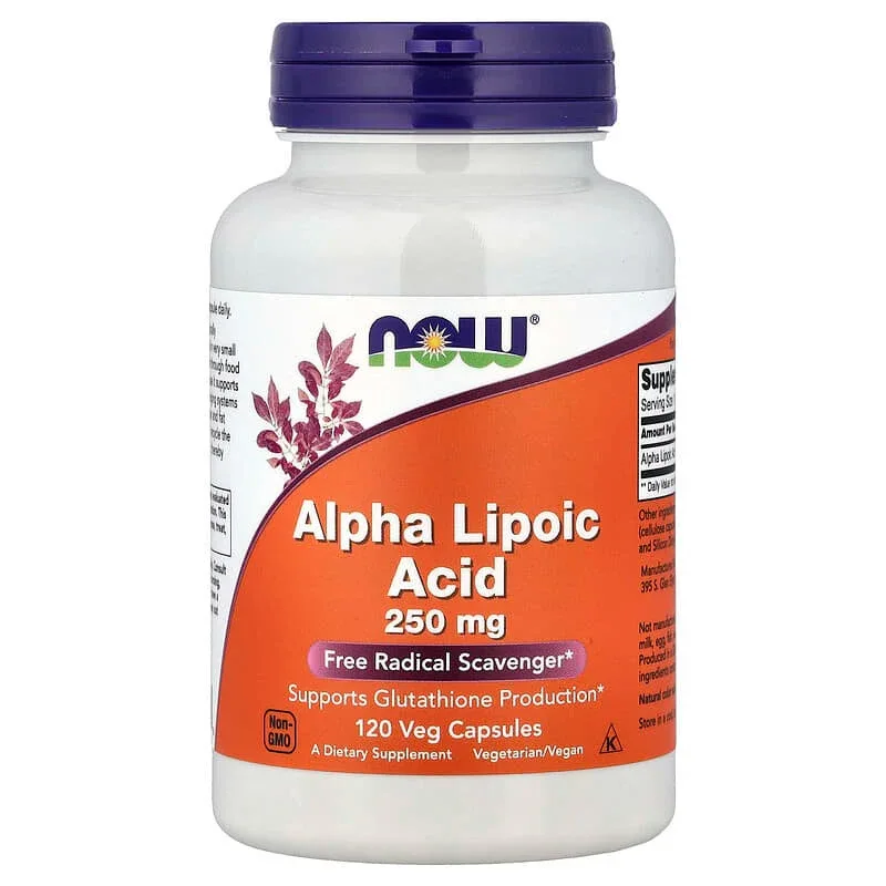 NOW Foods, Alpha Lipoic Acid, Veg Capsules - Image 19