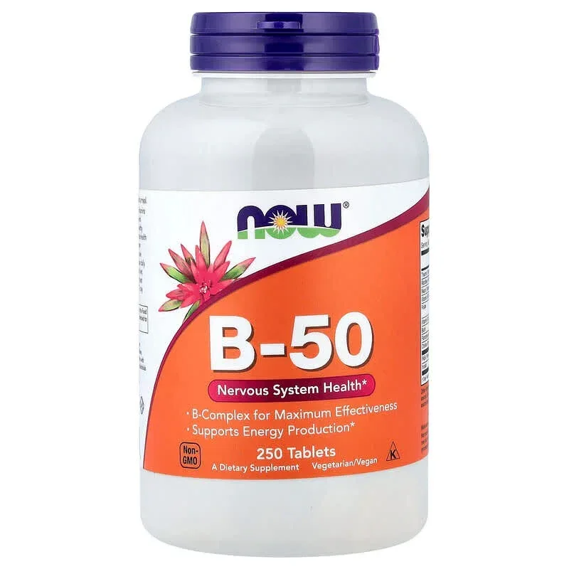 NOW Foods, B-50, Tablets - Image 7