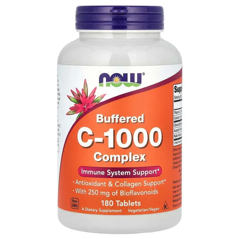 NOW Foods, Buffered C-1000 Complex, Tablets - Image 7