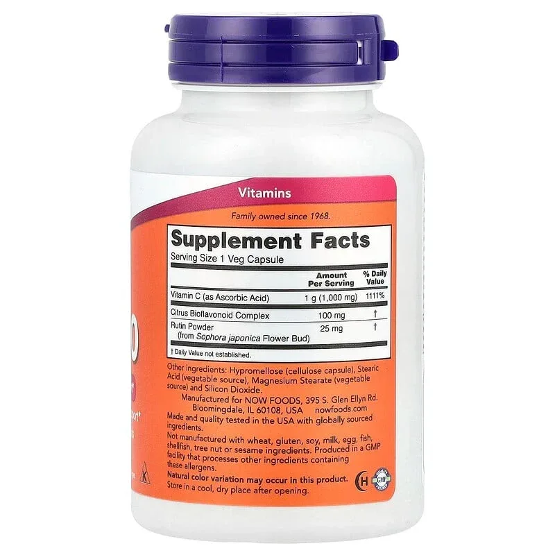 NOW Foods, C-1000, Veg Capsules - Image 6
