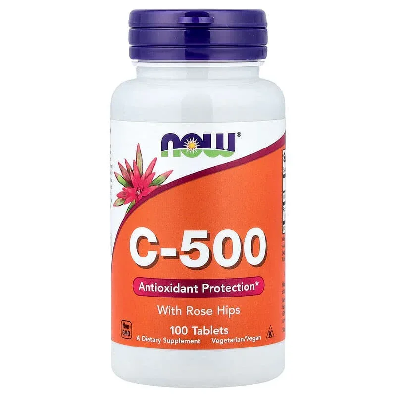 NOW Foods, C-500 With Rose Hips