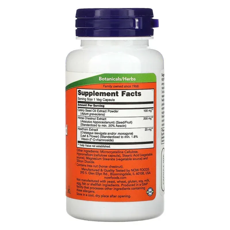 NOW Foods, Celery Seed Extract, Veg Capsules - Image 3