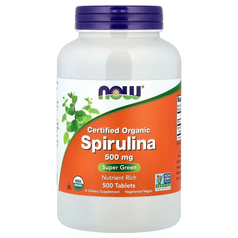 NOW Foods, Certified Organic Spirulina - Image 13