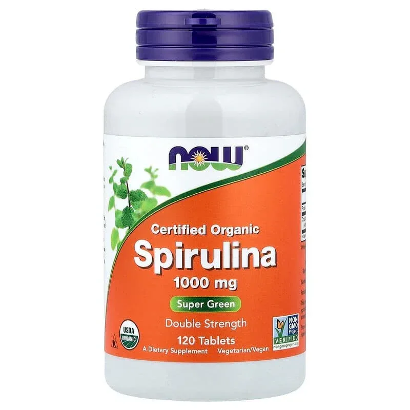 NOW Foods, Certified Organic Spirulina - Image 19