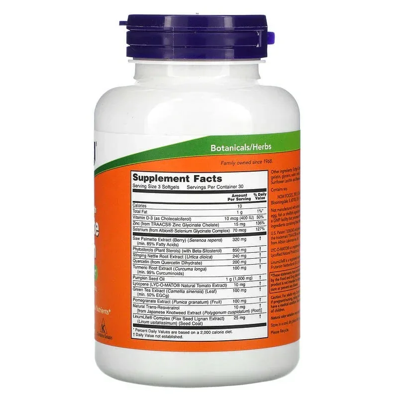 NOW Foods, Clinical Strength Prostate Health, Softgels - Image 2