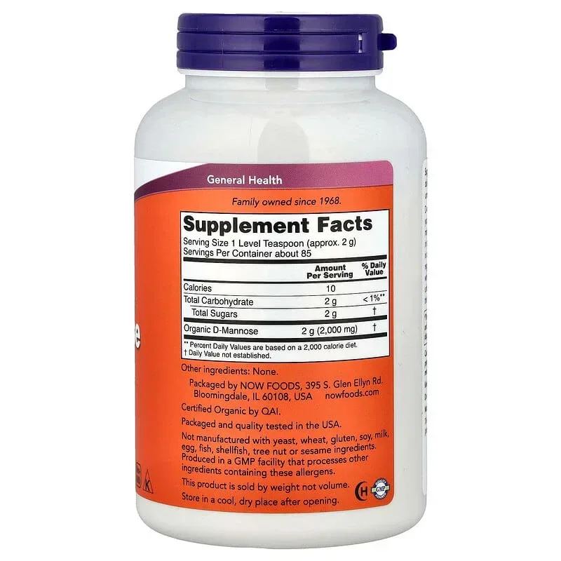 NOW Foods, D-Mannose Pure Powder - Image 5