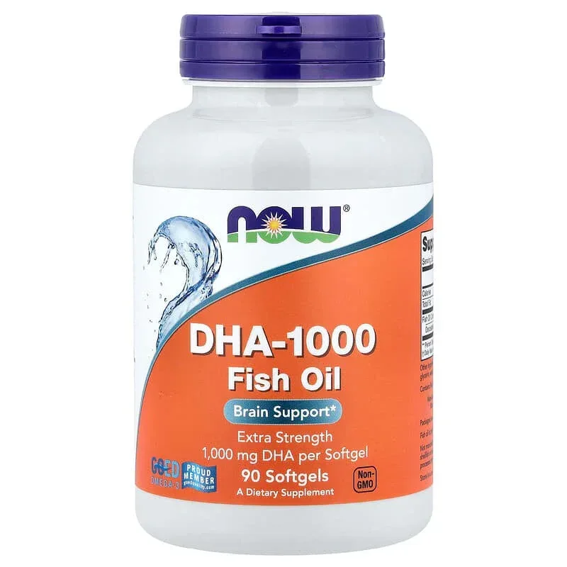 NOW Foods, DHA-1000 Fish Oil, 90 Softgels