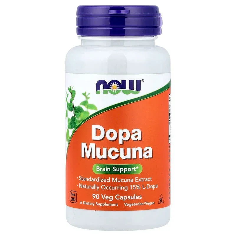 NOW Foods, Dopa Mucuna, Veg Capsules