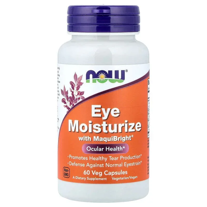 NOW Foods, Eye Moisturize with MaquiBright®, 60 Veg Capsules