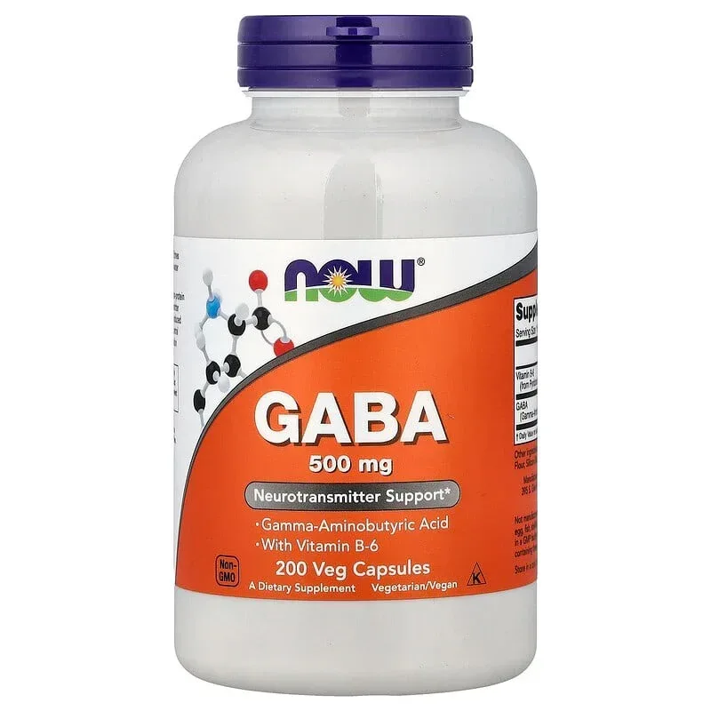 NOW Foods, GABA , 500 mg & 750 mg - Image 6