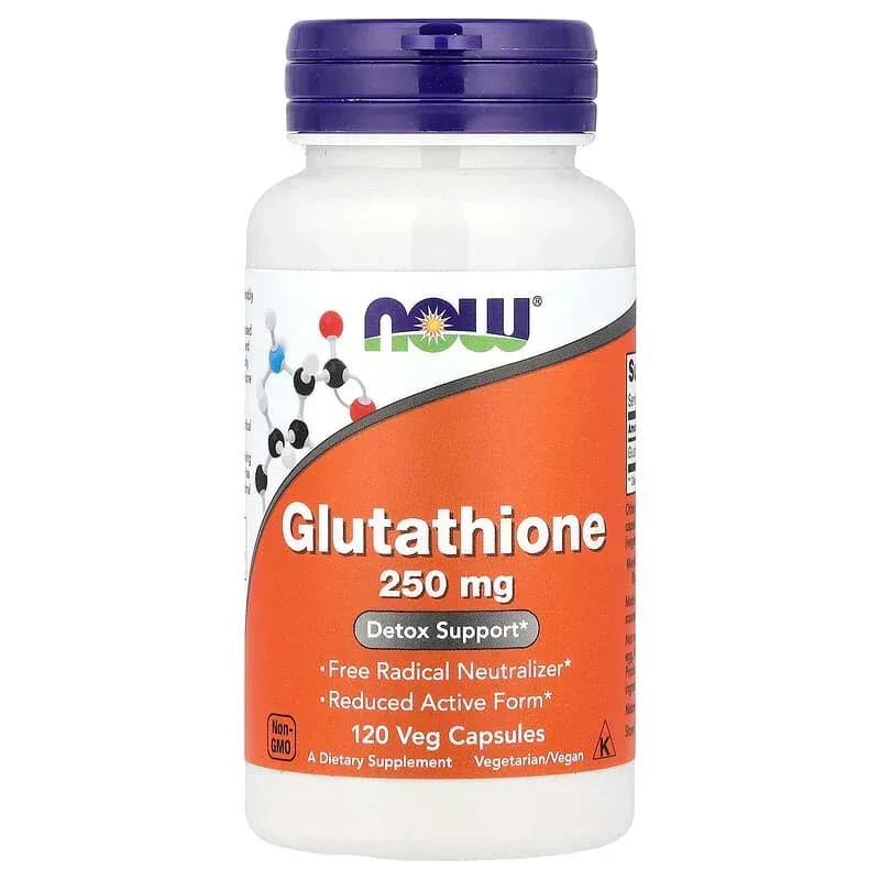 NOW Foods, Glutathione With Milk Thistle Extract & Alpha Lipoic Acid, 60 Veg Capsules - Image 22