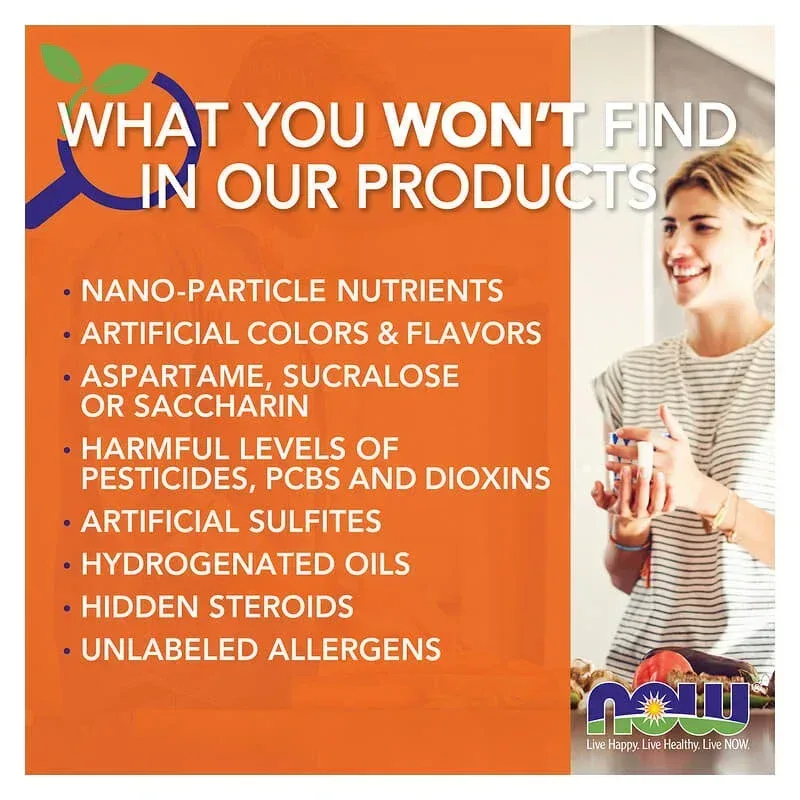NOW Foods, Glutathione With Milk Thistle Extract & Alpha Lipoic Acid, 60 Veg Capsules - Image 9