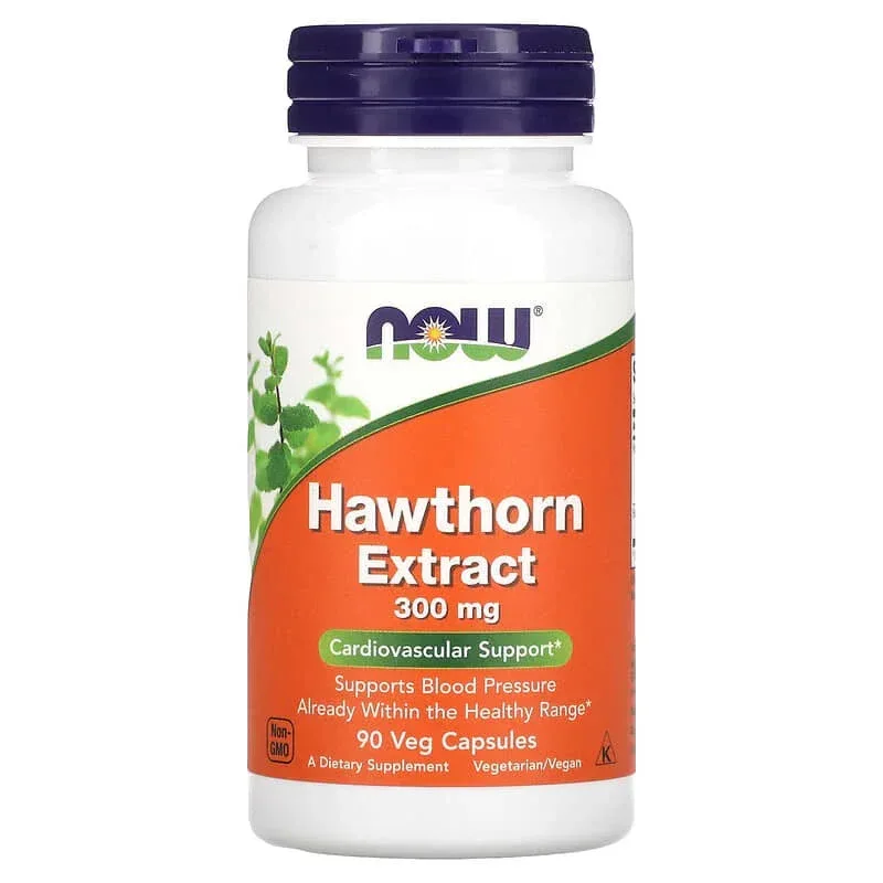 NOW Foods, Hawthorn Extract, 90 Veg Capsules