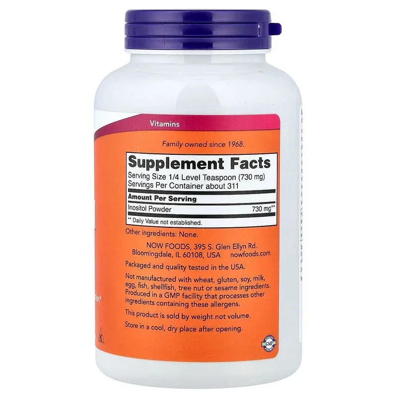 NOW Foods, Inositol Powder - Image 14
