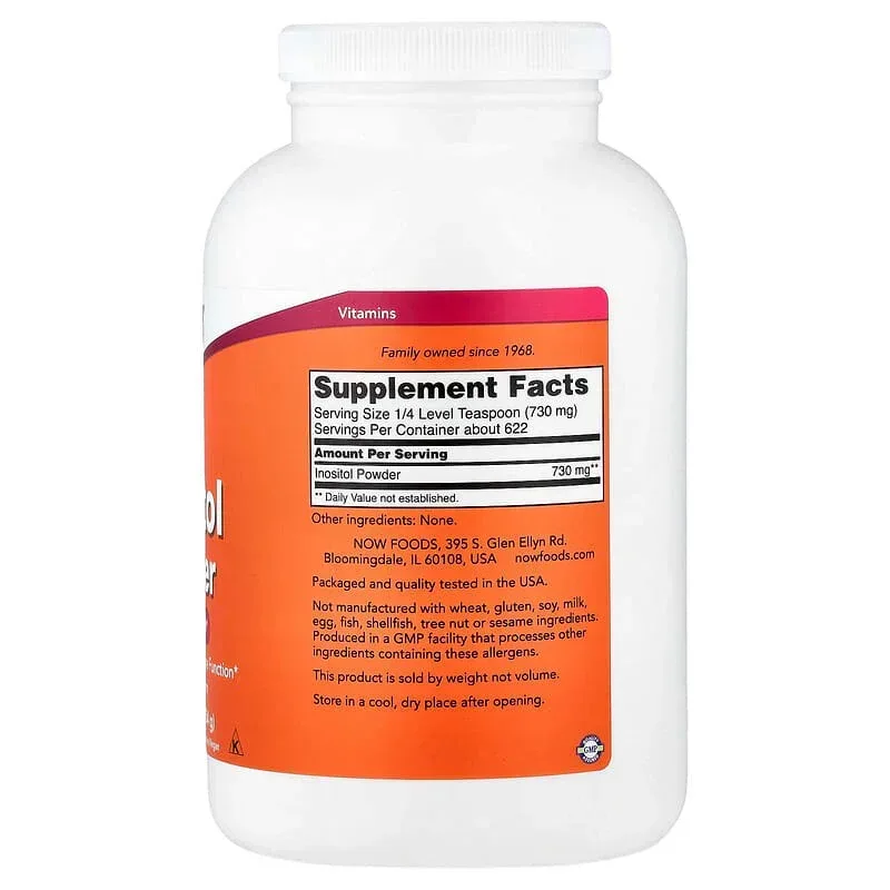 NOW Foods, Inositol Powder - Image 2