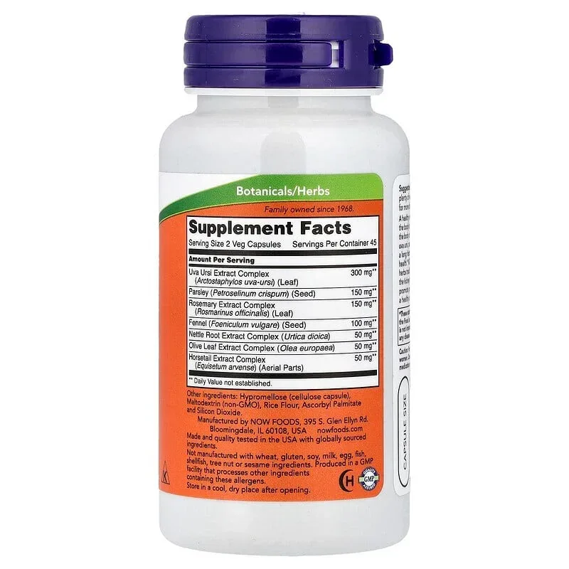 NOW Foods, Kidney Cleanse, 90 Veg Capsules - Image 2