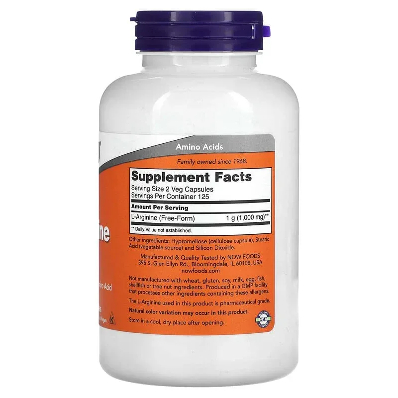 NOW Foods, L-Arginine - Image 8