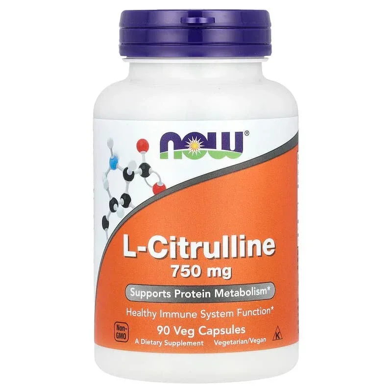 NOW Foods, L-Citrulline, 750 mg, Veg Capsules