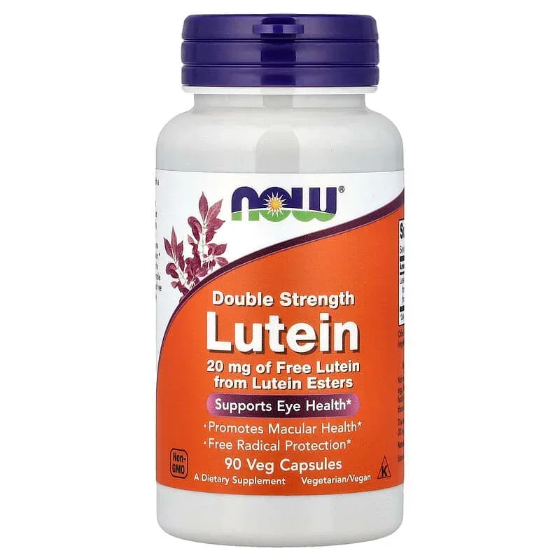 NOW Foods, Lutein, 20 mg, 90 Veg Capsules