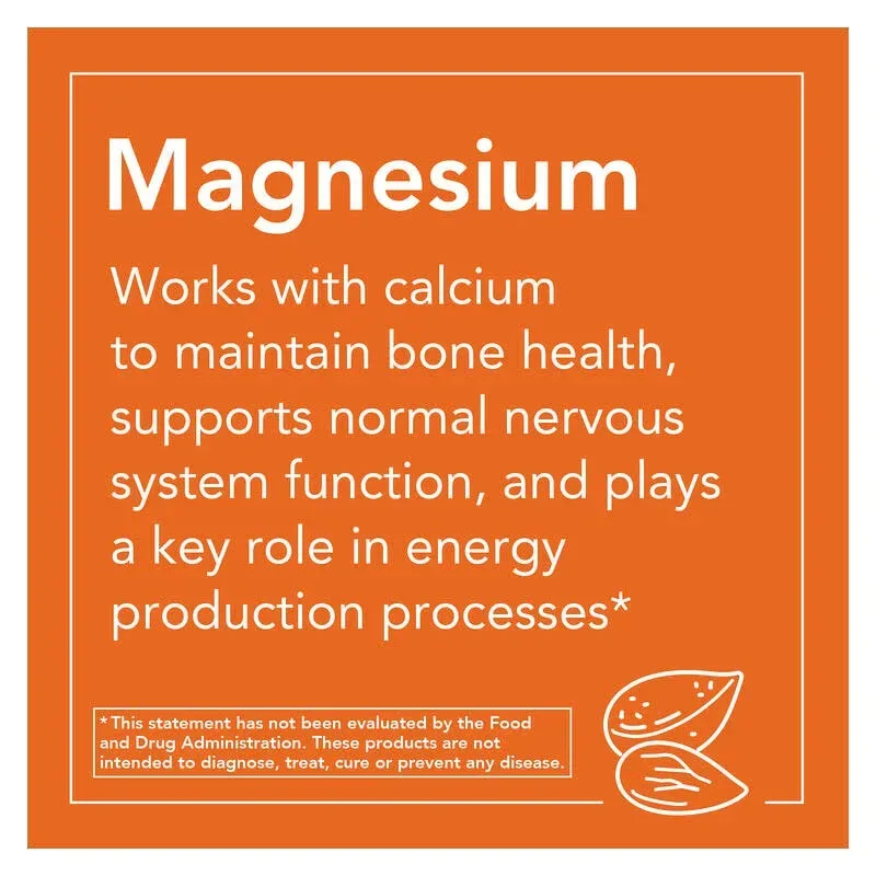 NOW Foods, Magnesium Citrate (200 mg per Tablet) - Image 9