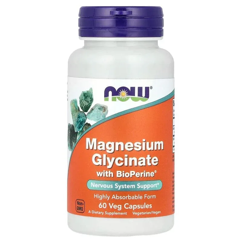 NOW Foods, Magnesium Glycinate With BioPerine®