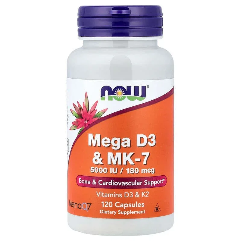 NOW Foods, Mega D3 & MK-7 - Image 7