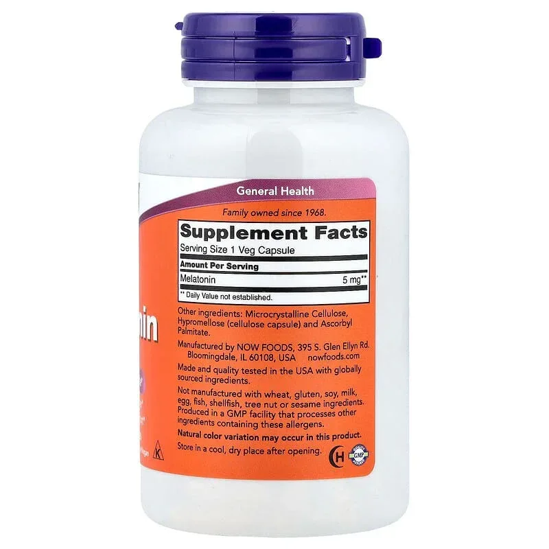 NOW Foods, Melatonin - Image 8